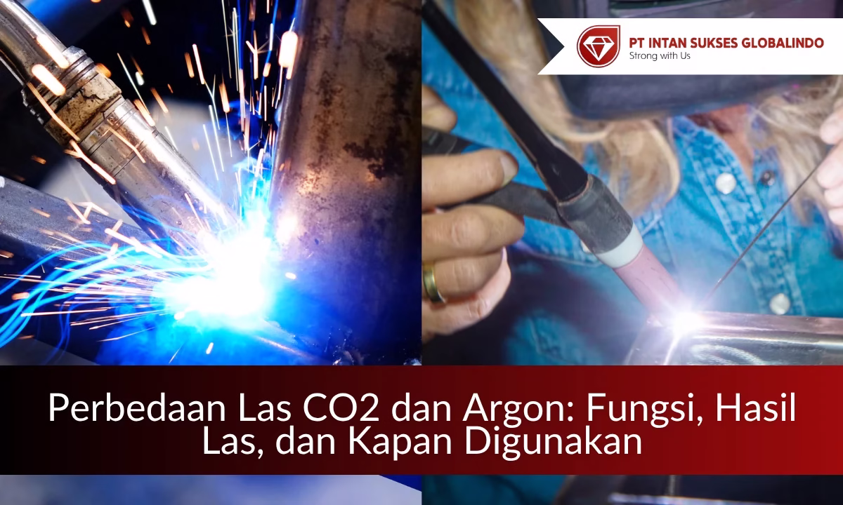 apa perbedaan las co2 dan argon