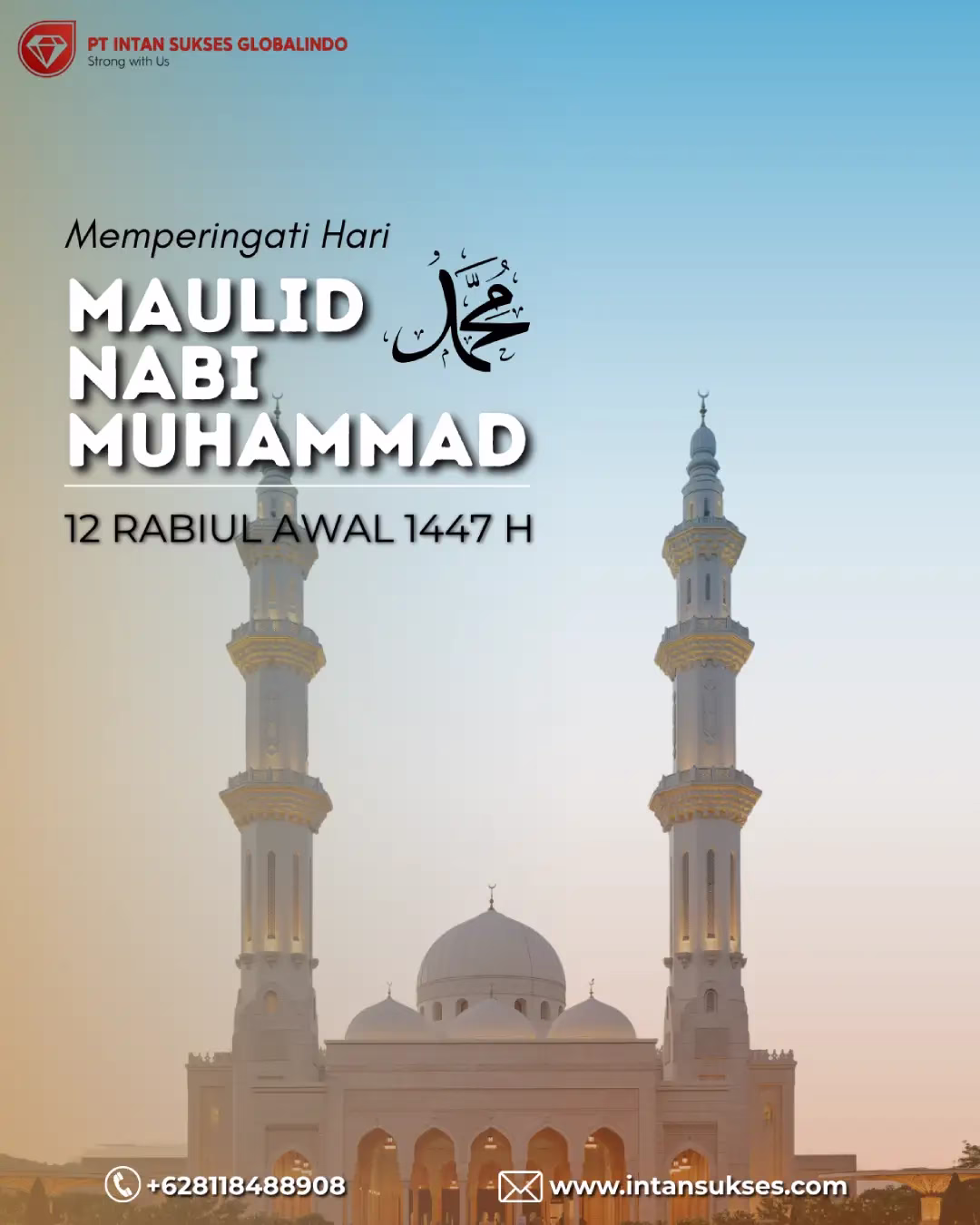 Maulid Nabi Muhammad SAW 2026 PT Intan Sukses Globalindo